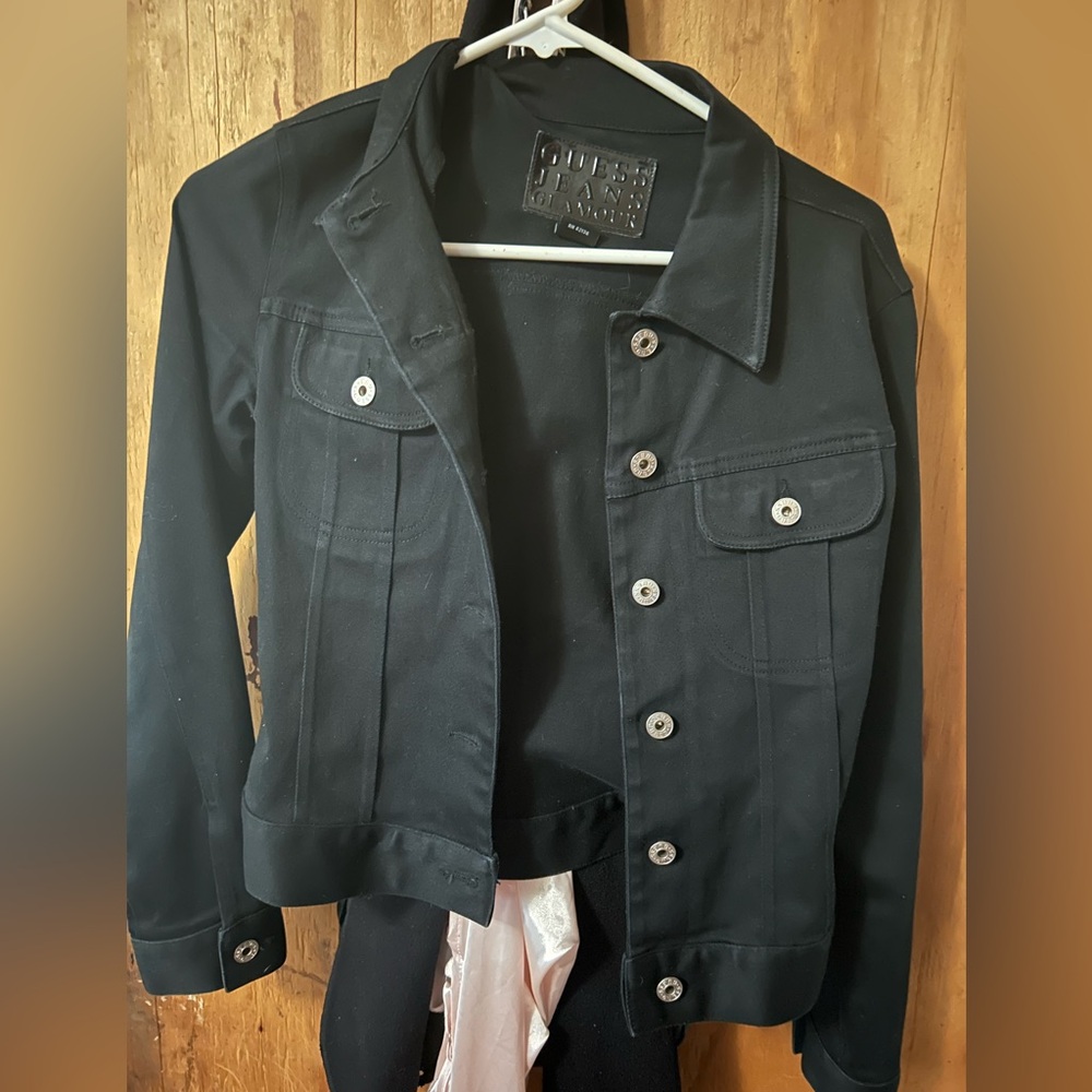 Black guess Jean jacket